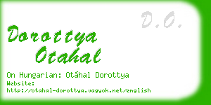 dorottya otahal business card